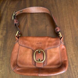 Coach brown leather small bag
